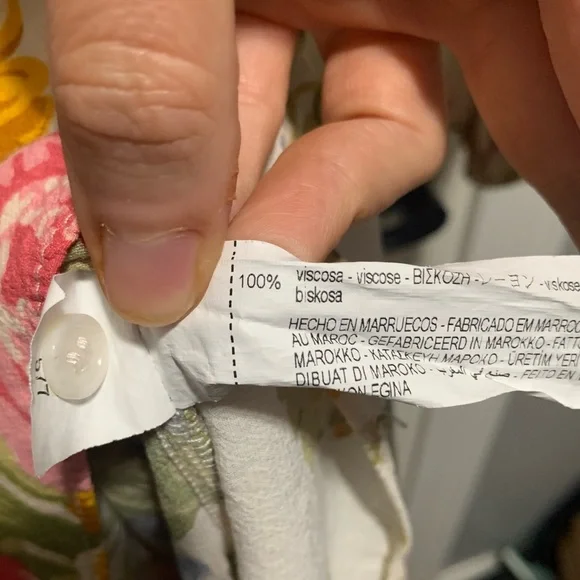 ZARA ECRU FLORL PRINT MIDI FLOWING DRESS - Picture 11 of 13